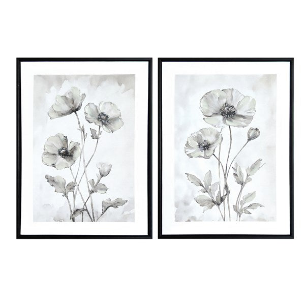 Pair of Framed Floral Prints. Josefina Online