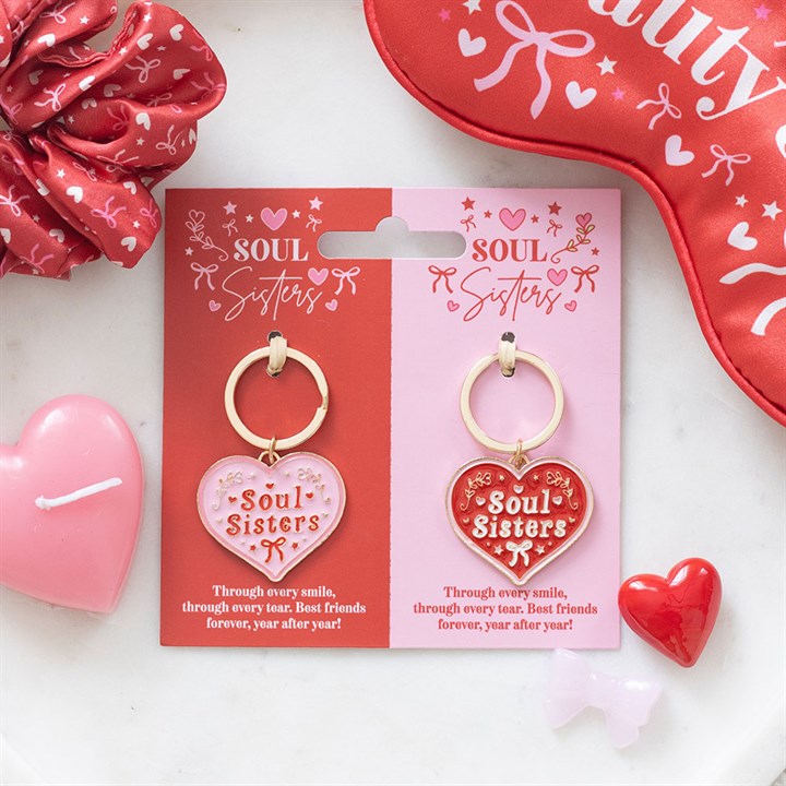 Pair of soul sister keyrings Josefina Online