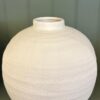 Rustic white vase